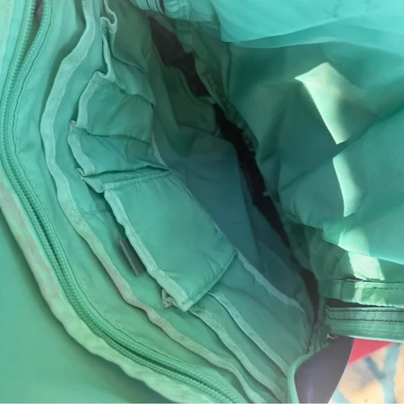 The North Face Purple Backpack with Mint Accents - Picture 4 of 4